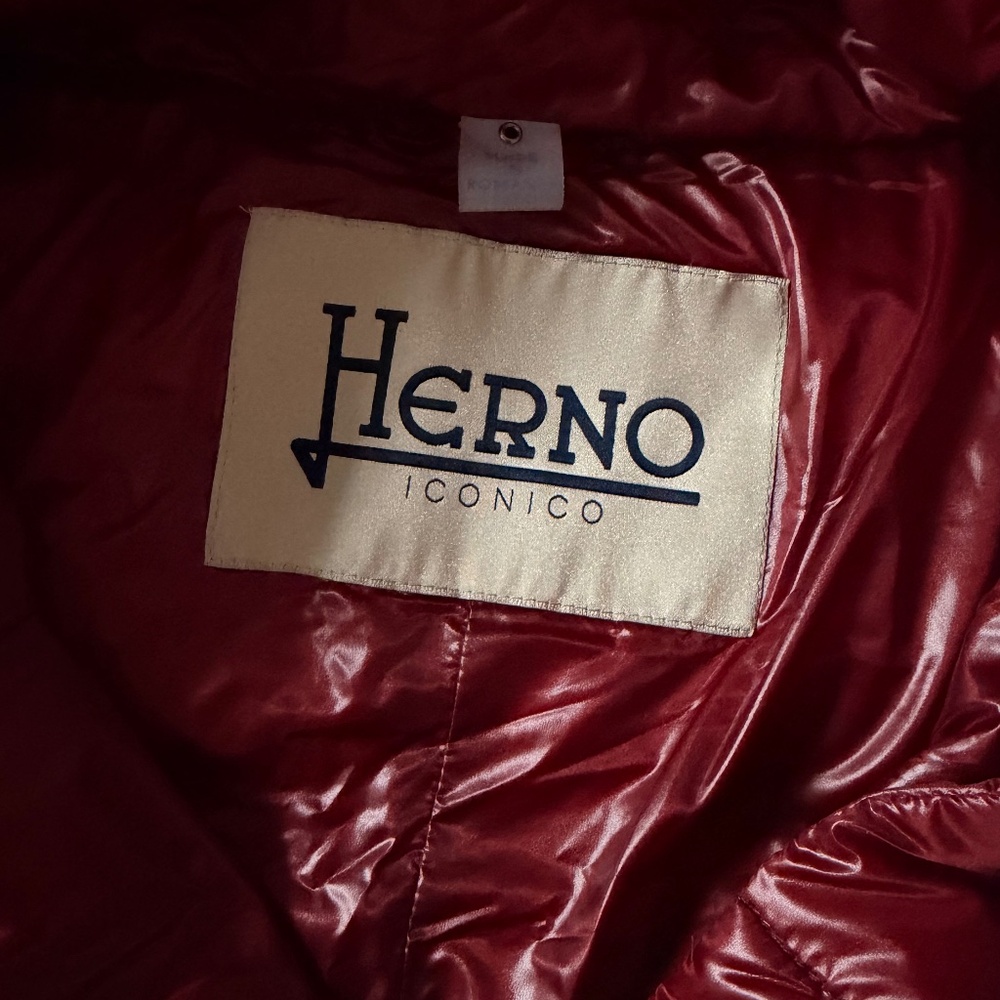 HERNO Stunning Amelia Stand Collar Down Puffer Coat Sz 40/4 NWT $755!! - Picture 10 of 11